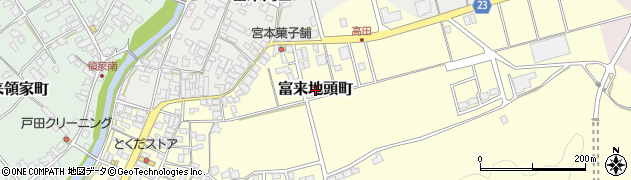 石川県志賀町（羽咋郡）富来地頭町周辺の地図