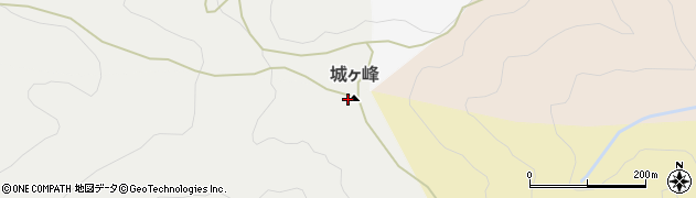 城ケ峰周辺の地図