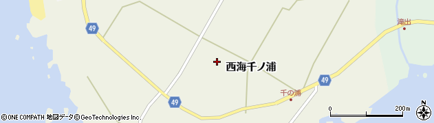 石川県羽咋郡志賀町西海千ノ浦中周辺の地図