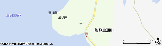石川県七尾市能登島通町チ周辺の地図