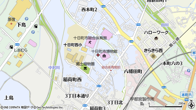 〒948-0072 新潟県十日町市西本町の地図