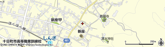 新潟県十日町市新座第三周辺の地図