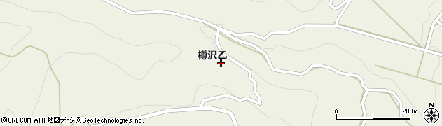 新潟県十日町市樽沢周辺の地図