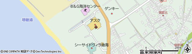 北陸中日新聞富来専売所周辺の地図