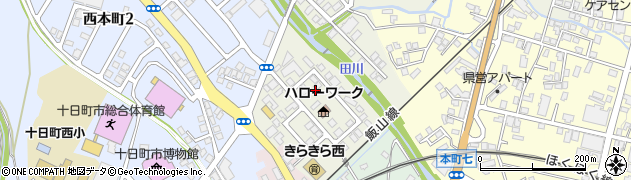 新潟県十日町市下川原町周辺の地図