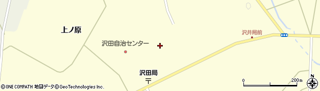福島県石川郡石川町沢井上ノ原周辺の地図