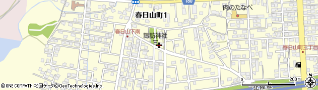 有限会社浅井新聞店　ＮＩＣ春日山周辺の地図