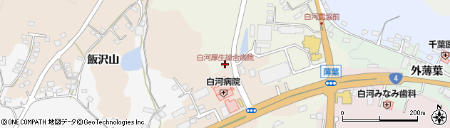 白河厚生総合病院周辺の地図