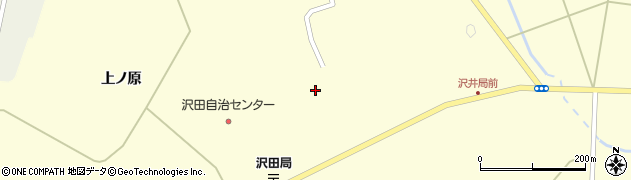 福島県石川郡石川町沢井上ノ原75周辺の地図