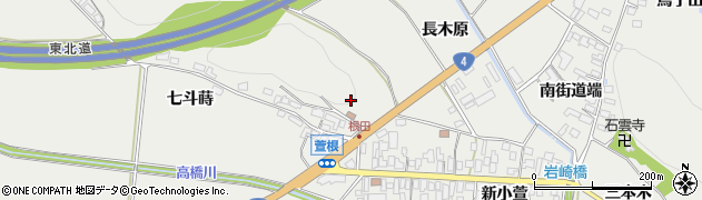 福島県白河市萱根（日向山）周辺の地図
