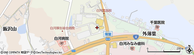 福島県白河市弥次郎窪周辺の地図