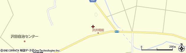 福島県石川町（石川郡）沢井（大池下）周辺の地図
