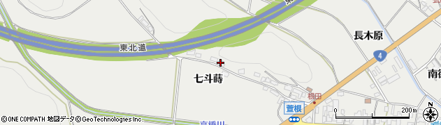 福島県白河市萱根七斗蒔35周辺の地図