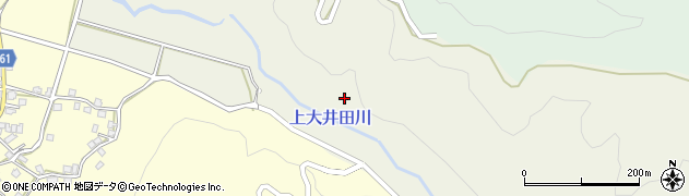 上大井田川周辺の地図