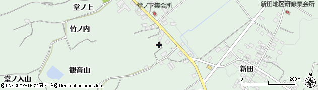 福島県泉崎村（西白河郡）北平山（観音山）周辺の地図