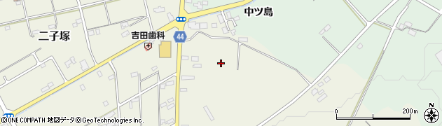 福島県中島村（西白河郡）二子塚（荷前橋）周辺の地図