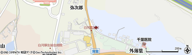 福陽ガス株式会社　白河支店周辺の地図
