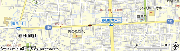 新潟県上越市春日山町周辺の地図
