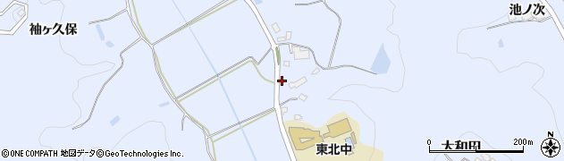 福島県白河市泉田北ノ内周辺の地図