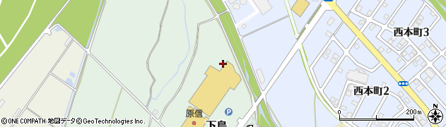 中沢川周辺の地図