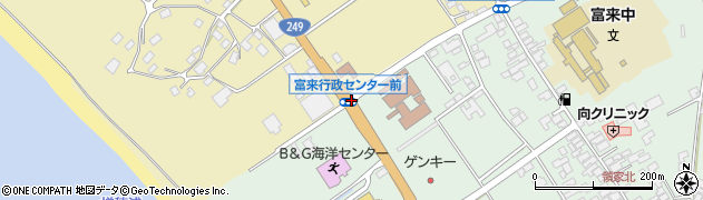 富来行政センター前周辺の地図