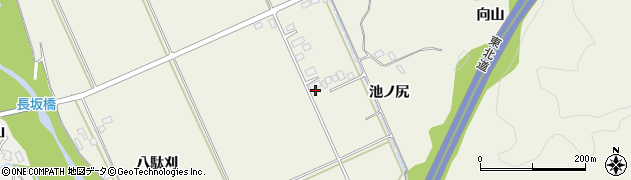 福島県西郷村（西白河郡）長坂（池ノ尻）周辺の地図