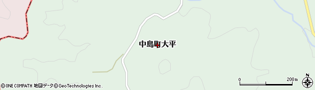 石川県七尾市中島町大平周辺の地図