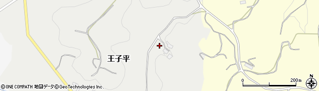 福島県石川郡石川町王子平325周辺の地図