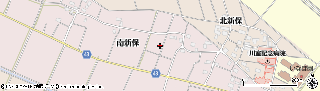 新潟県上越市南新保周辺の地図