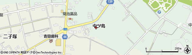 福島県中島村（西白河郡）滑津（中ツ島）周辺の地図