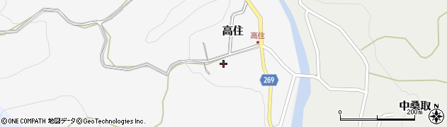 新潟県上越市高住827周辺の地図