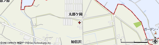 福島県泉崎村（西白河郡）関和久（太郎ケ岡）周辺の地図
