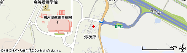 福島県白河市豊地弥次郎22周辺の地図