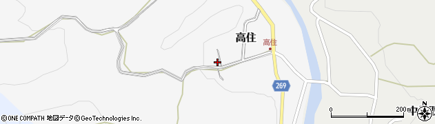 新潟県上越市高住750周辺の地図
