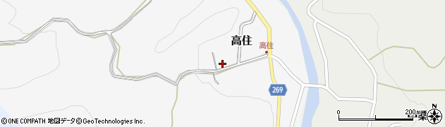 新潟県上越市高住813周辺の地図