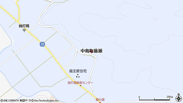 〒929-2227 石川県七尾市中島町藤瀬の地図