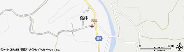 新潟県上越市高住831周辺の地図
