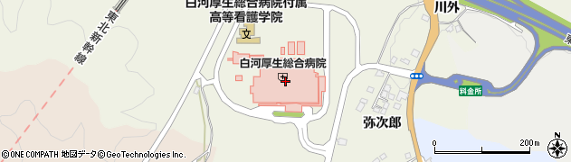 福島県厚生農業協同組合連合会しらかわ訪問看護ステーション周辺の地図