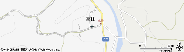 新潟県上越市高住822周辺の地図