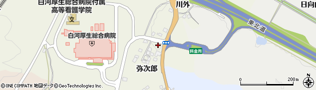 福島県白河市豊地弥次郎87周辺の地図