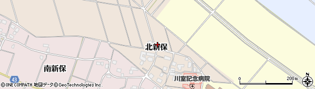 新潟県上越市北新保周辺の地図