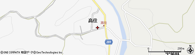 新潟県上越市高住830周辺の地図