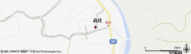 新潟県上越市高住817周辺の地図