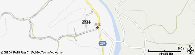 新潟県上越市高住799周辺の地図
