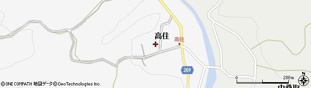 新潟県上越市高住809周辺の地図