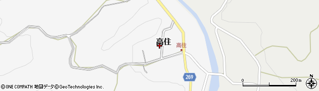 新潟県上越市高住778周辺の地図