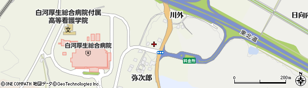 福島県白河市豊地弥次郎90周辺の地図