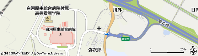 福島県白河市豊地弥次郎2周辺の地図