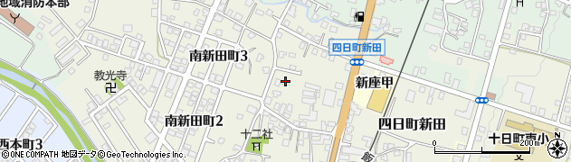 新潟県十日町市四日町新田周辺の地図