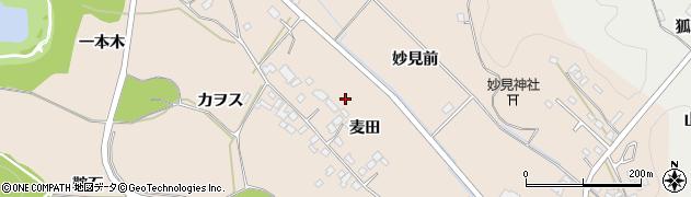 福島県西白河郡西郷村熊倉麦田周辺の地図